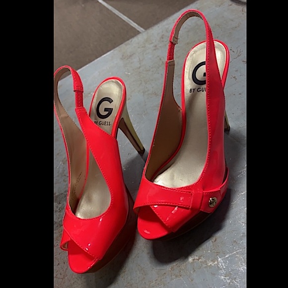 High heels Red GuesS size 5 1/2 - Picture 2 of 5